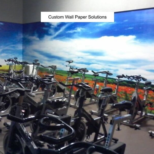 B. Custom Wallpaper Solutions & Custom Vinyl Graphics